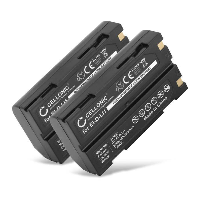 2x Trimble R4 Batterie 2600mAh de CELLONIC