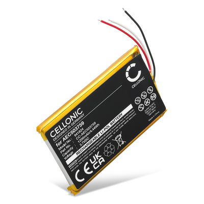 Batterie AEC503759 1200mAh pour casque audio SteelSeries Arctis 7, 7P, Arctis 1, Arctis 3