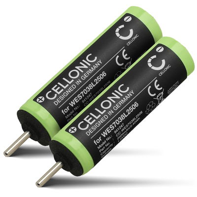 2x Batterie WES7038L2506 de 2000mAh pour Panasonic ES-RT30 ES-RT40 hygiène et beauté