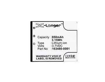 Batterie pour LXE 8650 Bluetooth Ring Scanners, LX34L1-G, Bluetooth Ring Scanner Honeywell Voyager 1602G, 8670, 8650 850mAh 3.7V de CELLONIC