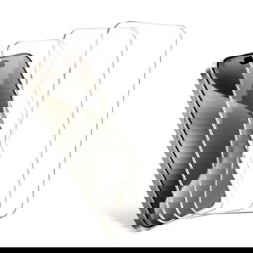 3x Protection d’écran iPhone 15 Pro de CELLONIC - Protection d’écran pour smartphone 2.5D Full Glue 6,1", verre trempé 9H ultra fin de 0,33 mm d'épaisseur