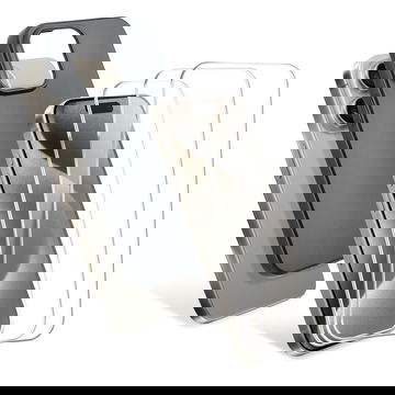 iPhone 15 Pro 1xCase & 3x Screen Protector Glass - 6.1" Black Phone Back Cover & Protective Display Guard 0.33mm Ultra Thin 9H Tempered Glass