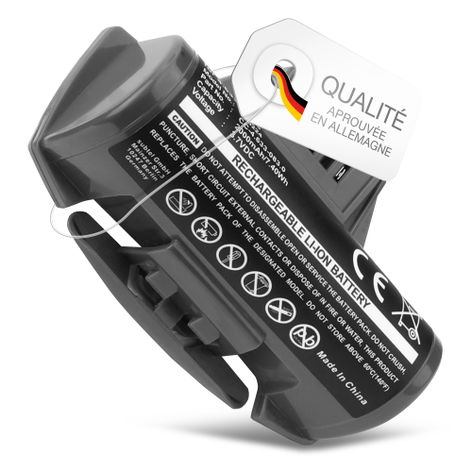 Batterie pour Karcher WV5, WV50, WV 5 Plus, WV55, WV60, WV70, WV7, WV70 Plus (2.633-123.0) 2000mAh de CELLONIC