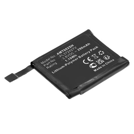 Battery for Amazfit Pace PL372427V (290mAh, 3.8V) from CELLONIC