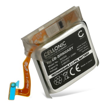 Battery for Samsung Galaxy Watch 5 - 40mm (SM-R900, SM-R905) - EB-BR900ABY (270mAh ) Replacement battery