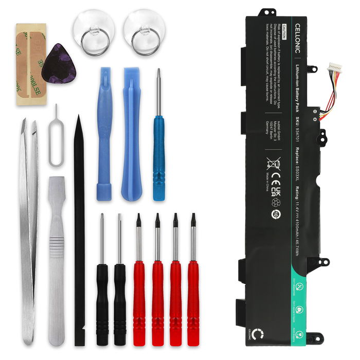 HP EliteBook 840 G5 Batterie + kit d'outils 4100mAh de subtel