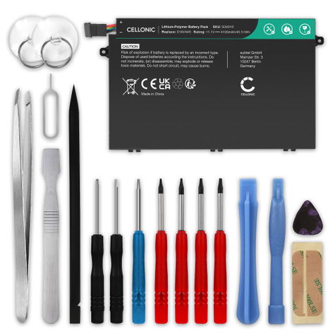 Batterie pour Ordinateurs Portables Lenovo Thinkpad E595, E580, E590, E490, E485, E585 L17C3P51/01AV448 (4100mAh, 11.4V) + kit d'outils de subtel