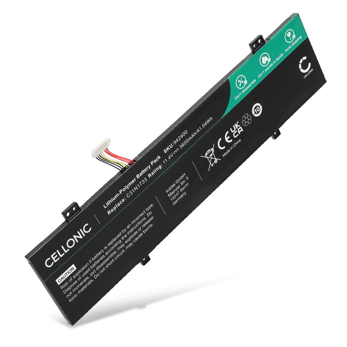 ASUS C31N1733 Batterie 3600mAh de Cellonic