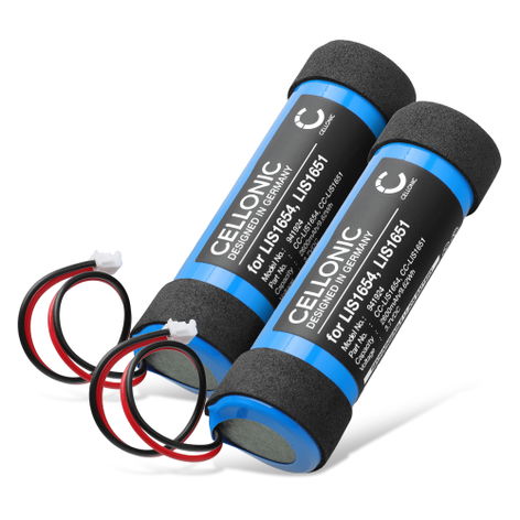 2x Batterie pour Manettes et Consoles Sony CECH-ZCM2E; CECH-ZCM2U LIS1651, LIS1654 (2600mAh, 3.7V) de CELLONIC