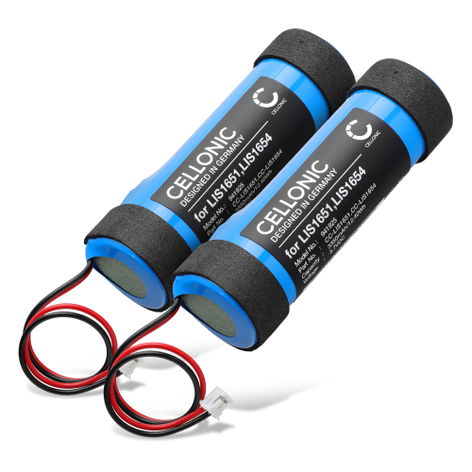 2x Batterie pour Manettes et Consoles Sony CECH-ZCM2E; CECH-ZCM2U LIS1651, LIS1654 (3350mAh, 3.7V) de CELLONIC