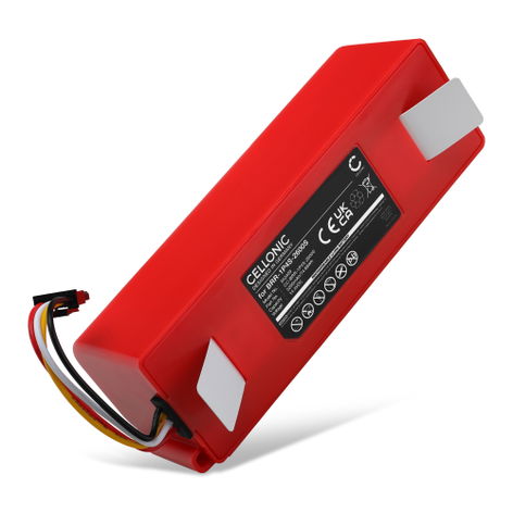 Batterie pour Aspirateurs Roborock S7, S7 Pro Ultra; S8, S8 Pro Ultra; Q7, Q7 Max; S5 (5200mAh, 14.4V) de CELLONIC