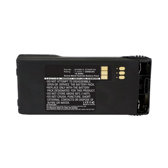 Batterie pour Motorola XTS 1500, 2500, 1000, 2000, XTS2500, MT1500, PR1500, XTS1500, NT1500, Radius P25 7.2V 2500mAh NiMH de CELLONIC