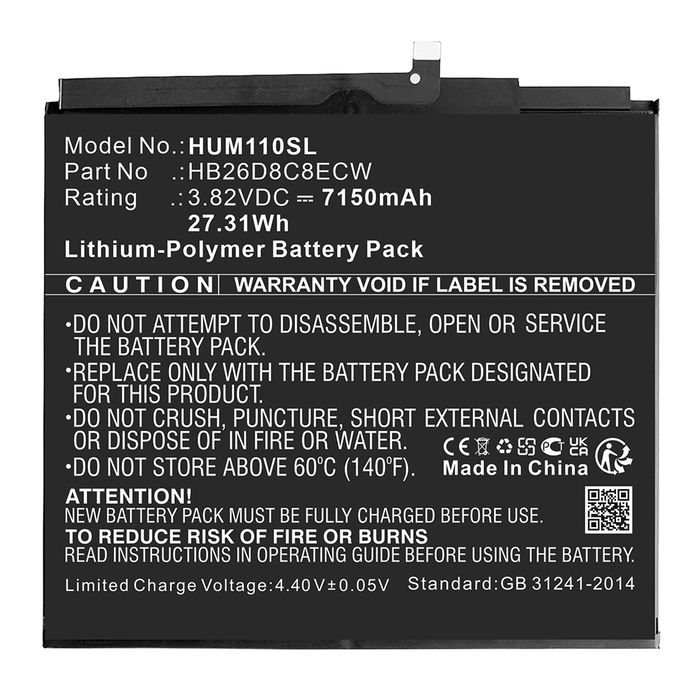Batterie pour Huawei MatePad 11 7150mAh de CELLONIC