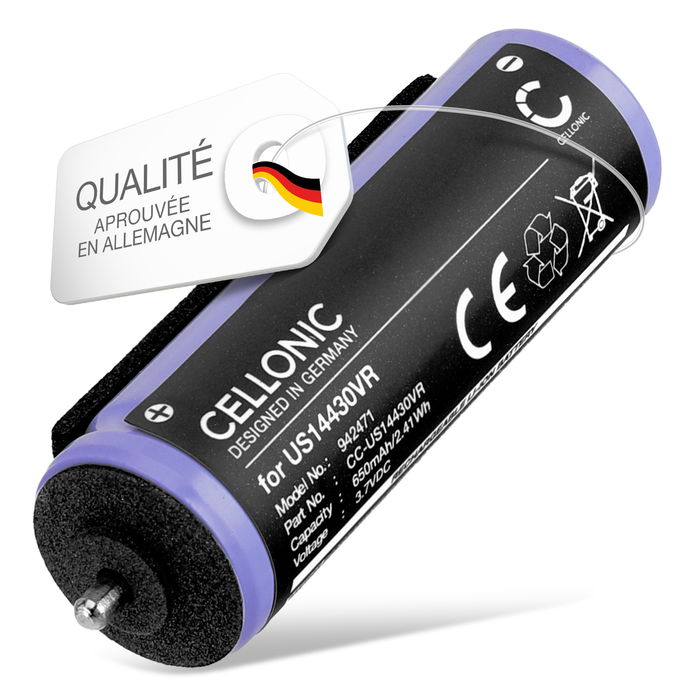 Batterie pour Panasonic EW-DE92, EW-DL40, EW-DL82 650mAh de CELLONIC