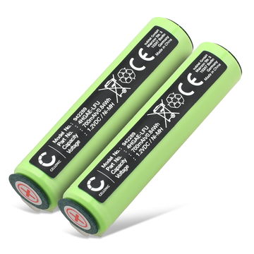2x Batterie AAA HR-4U de 700mAh pour hygiène et beauté 