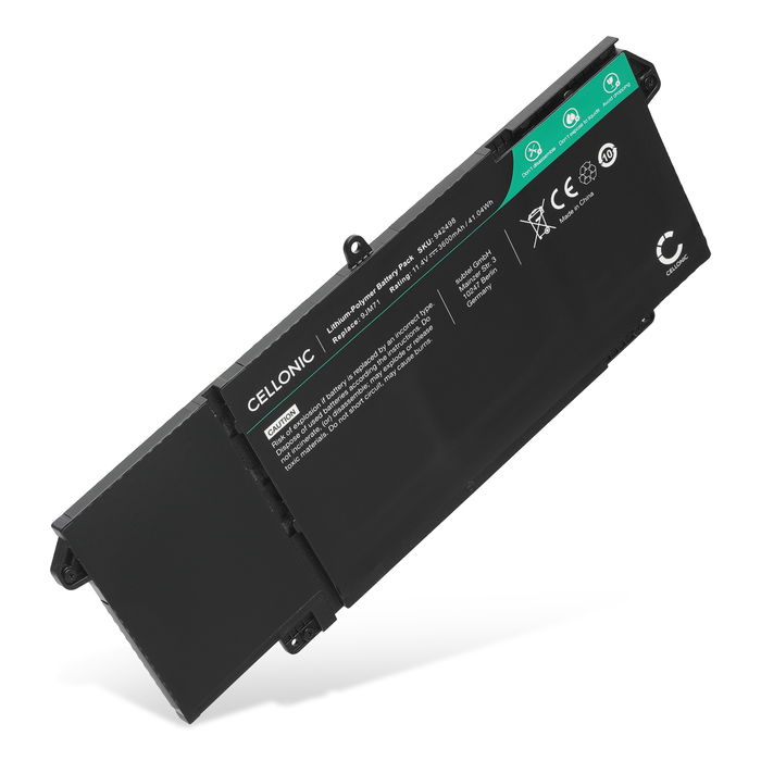 Batterie pour Dell Latitude 7420, 7320, 7520, 13 5320, 7320 2-in-1, Dell 7FMXV, 4M1JN, 9JM71 11.4V 3600mAh de CELLONIC