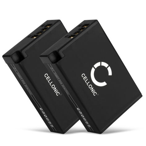 2x Battery for Canon EOS 200D, 750D, 760D, 770D, 77D, 800D, M3 (950mAh, 7.4V) from CELLONIC