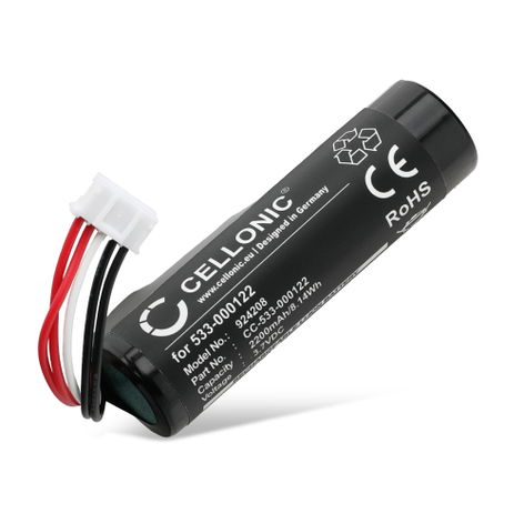 Batterie pour Logitech UE Roll, UE Roll 2 / Logitech UE Roll 1 2200mAh de CELLONIC