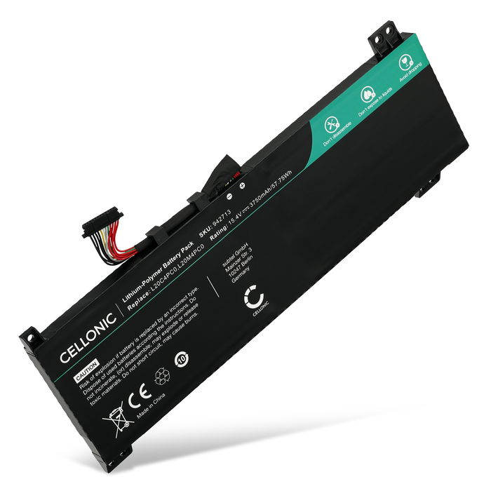 Lenovo Legion 5 15ACH6H Batterie 15.4V 3750mAh de Cellonic
