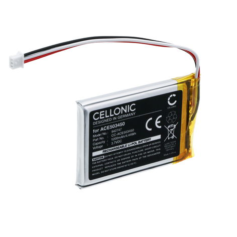 Batterie pour Casques et Écouteurs Logitech Zone 900 533-000167 (400mAh, 3.7V) de CELLONIC