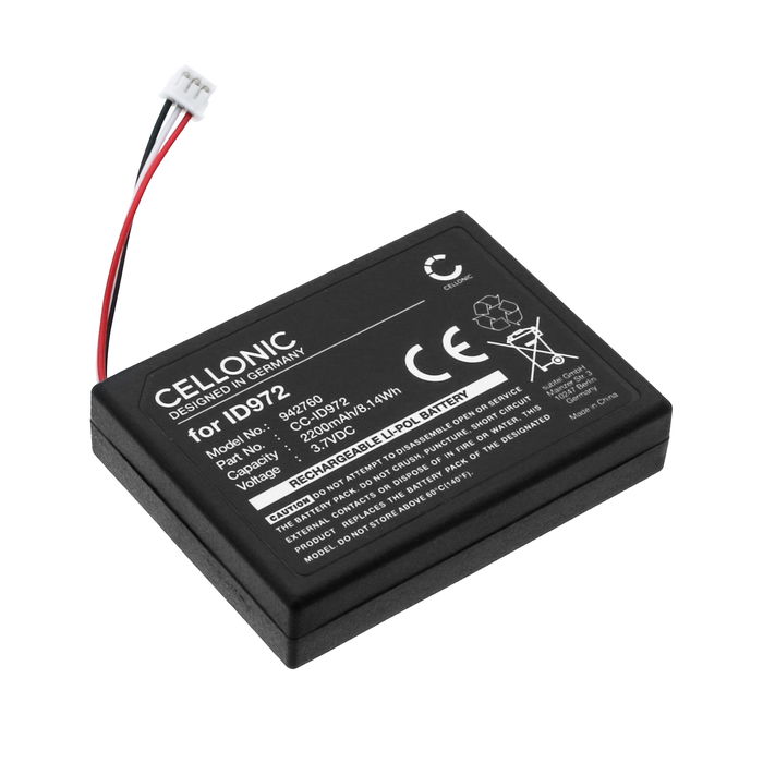 Batterie pour Panasonic KX-HN1032W, KX-HN3001, KX-HN3051, KX-HN4001W, KX-HN4101W, KX-HN4102W 2200mAh de CELLONIC