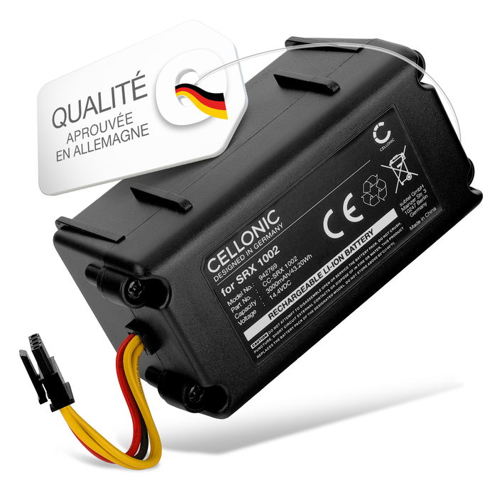 Batterie pour Blaupunkt XSMART, XEASY, Sencor SRV 9250BK, SRV 6250, SRV 8250, SRV 9250 (Sencor SRX 1002) 3000mAh de CELLONIC