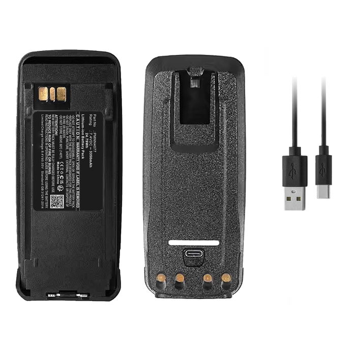 Batterie pour Motorola DP3400, DR3000, DP3600, MTR2000, DP3601, XPR 7550 (Port de type C) 7.4v 3350mAh Li Ion de CELLONIC