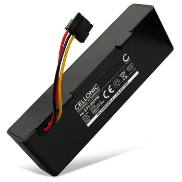 Batterie pour Xiaomi Mijia 2, Mi Robot Vacuum Mop P, VIOMI V3, STYTJ02YM, Viomi V2 Pro, Proscenic LDS M6 Pro, 3200mAh de CELLONIC - Avec coquille