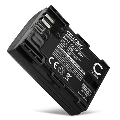 Batterie LP-E6P pour Canon EOS 80D, 70D, 60D, 7D, 6D, 5DS, EOS 5D Mark IV, III, II, R5 Mark II 2000mAh de CELLONIC