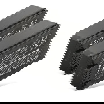 2x Batterie pour Panasonic HDC-SD100, HDC-SD10, -SD707, -SD600, HDC-TM700, Lumix DMC-L10 1320mAh de CELLONIC