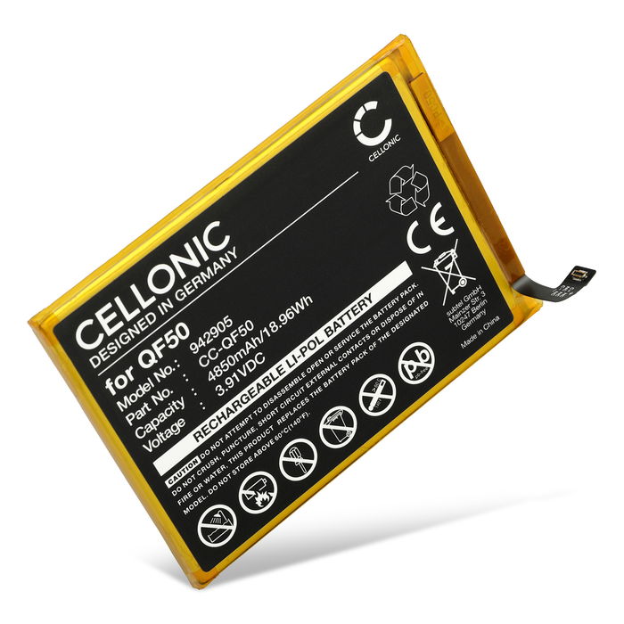 Battery QF50 for Motorola Moto G34 - G24 - G24 Power - G04 - XT2421 4850mAh from CELLONIC