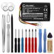2x Battery (1800mAh, 3.7V) + Tool-kit 17pcs