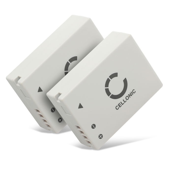 2x Canon PowerShot G16 Batterie 800mAh de Cellonic