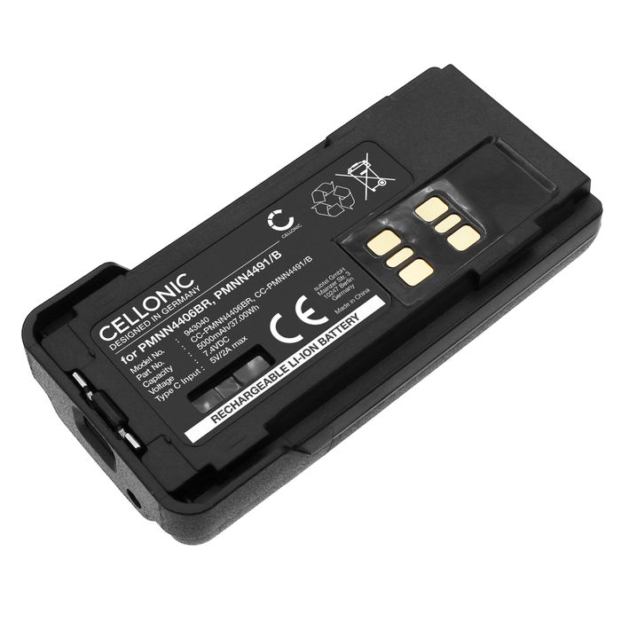 Batterie pour Motorola XPR 7550, APX4000, XPR 3300, XPR 3500, XPR 7350, XPR 7380 7.4v 5000mAh Li Ion de CELLONIC