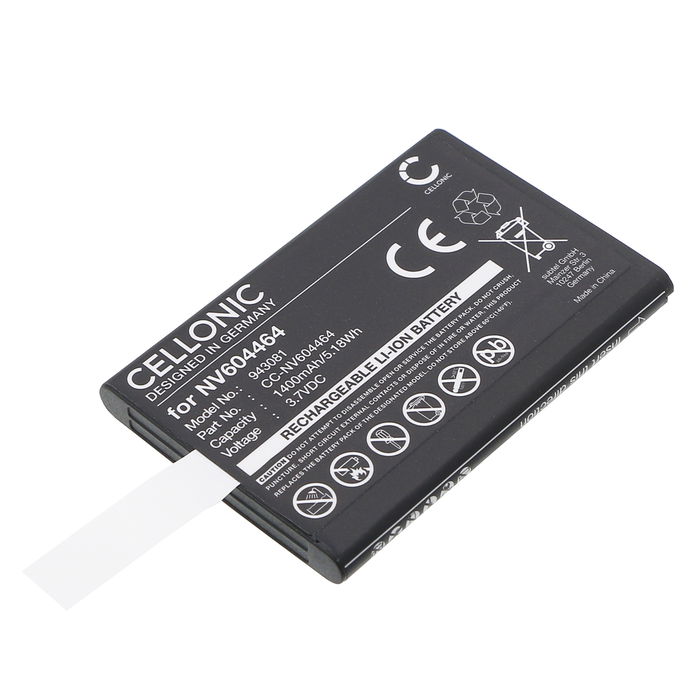 Batterie pour Beurer BY 110, Oricom Secure SC740, Secure SC895 1400mAh de CELLONIC