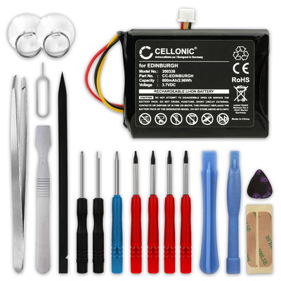 Battery for TomTom ONE XL ONE XL Europe ONE XL Regional XL 325 EDINBURGH 800mAh + Tool-kit 17pcs from subtel