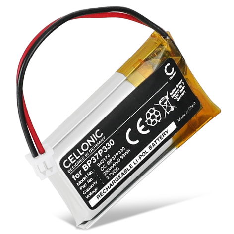Batterie pour Dogtra 282C; 202C; 280C, 202C, 282C (250mAh, 3.7V) de CELLONIC