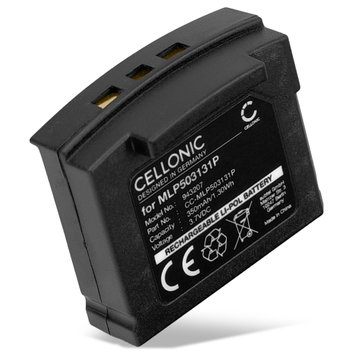 Batterie pour Sonumaxx 2.4 PR, TechniSat STEREOMAN ISI 2, STEREOMAN ISI 3, Unisar DH900 350mAh de CELLONIC