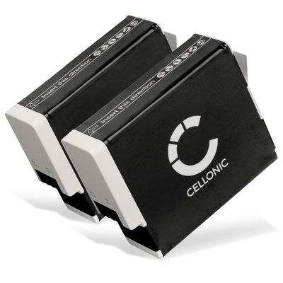 2x Batterie pour GoPro Hero 12 11 10 9, AHDBT-901 AHDBT-901C (1730mAh, 3.85V) de CELLONIC