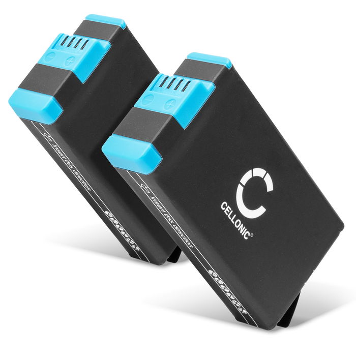 2x Batterie pour GoPro MAX, GoPro MAX 360 SPCC1B (1600mAh, 3.85V) de CELLONIC