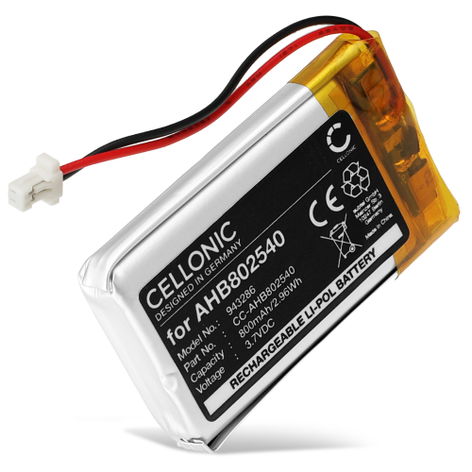 Battery for Sena SF2; SF4 AHB802540 (800mAh, 3.7V) from CELLONIC