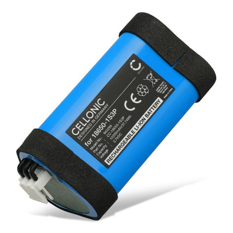 Batterie pour Ledlenser MT18 18650-1S3P (10200mAh, 3.7V) de CELLONIC