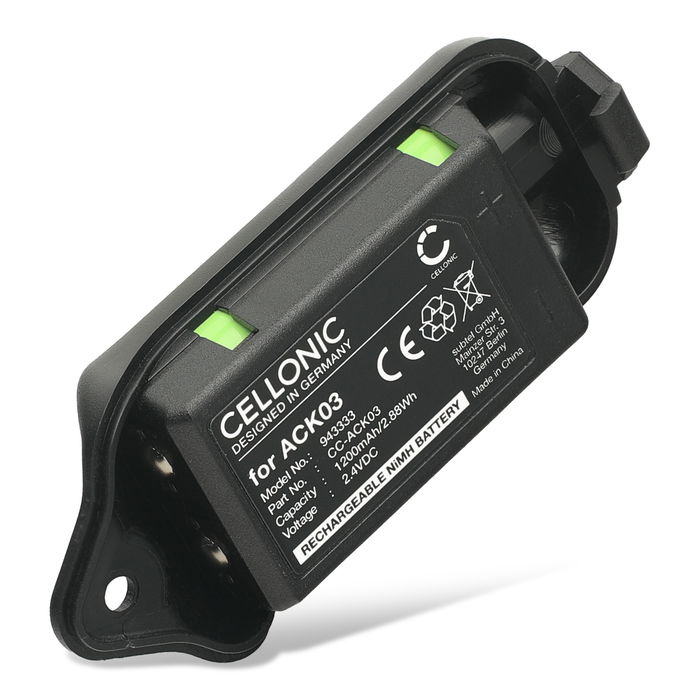 Battery for 3M Peltor Lite‑Com ACK03 (1200mAh, 2.4V) by CELLONIC