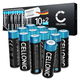 12 pcs AA Piles standard 2900mAh