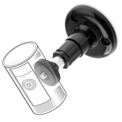 Camera wall mount with 1/4" thread for Arlo, Ring, Blink, Eufy, Reolink, Wyze, Zumimall – security camera mount for indoor and outdoor use