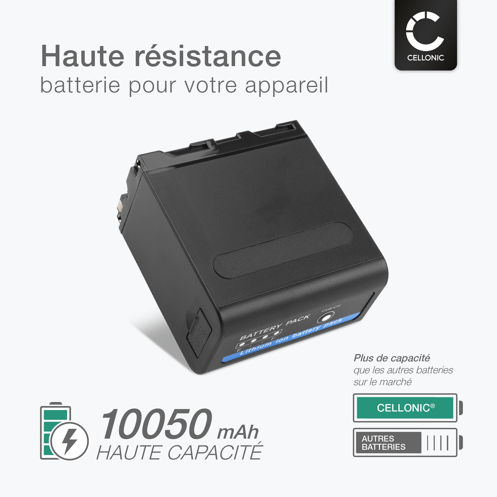 Batterie Otech NiMH 2000mAh Pour Camescope Sony DSR-250 - Neuve