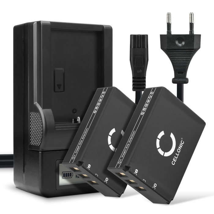 2x Fuji FinePix SL300 Batterie + Chargeur 1600mAh de Cellonic