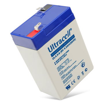 Batterie Bleiakku 6 V, 4,5 Ah (UL4.5-6) Faston (4,8 mm) UL4.5-6 (4500mAh, 6V) de Ultracell