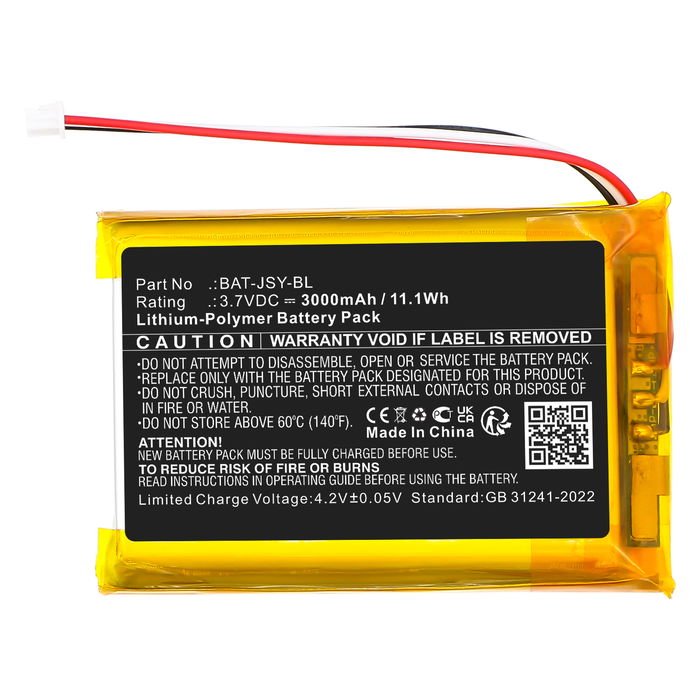 Batterie HelloBaby HB40, Eufy T8300-M Baby Monitor (3000mAh, 3.7V) de CELLONIC