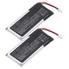 2xBatterie 500mAh